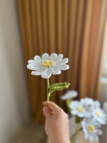 Örgü papatya - Görsel 5