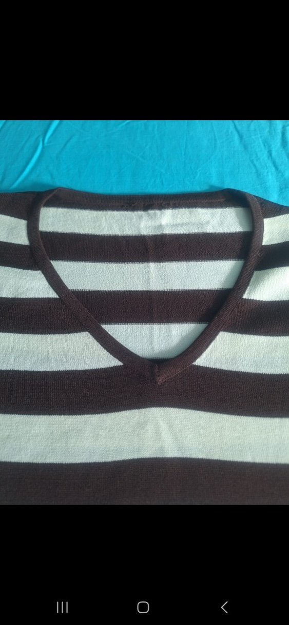 V Yaka Perlina kadın kazak - Görsel 3