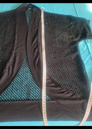 ikiler Marka Kısa Kollu Triko Kadın Hırka - Görsel 5