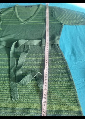 Yeşil Triko Kazak - Görsel 6