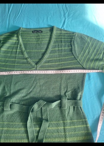 Yeşil Triko Kazak - Görsel 4