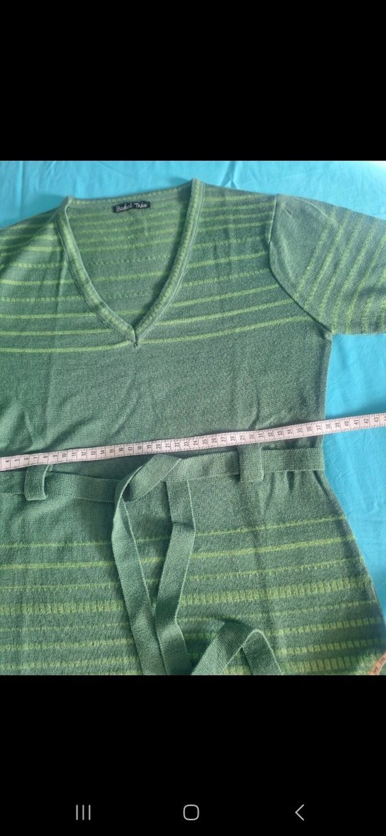 Yeşil Triko Kazak - Görsel 3