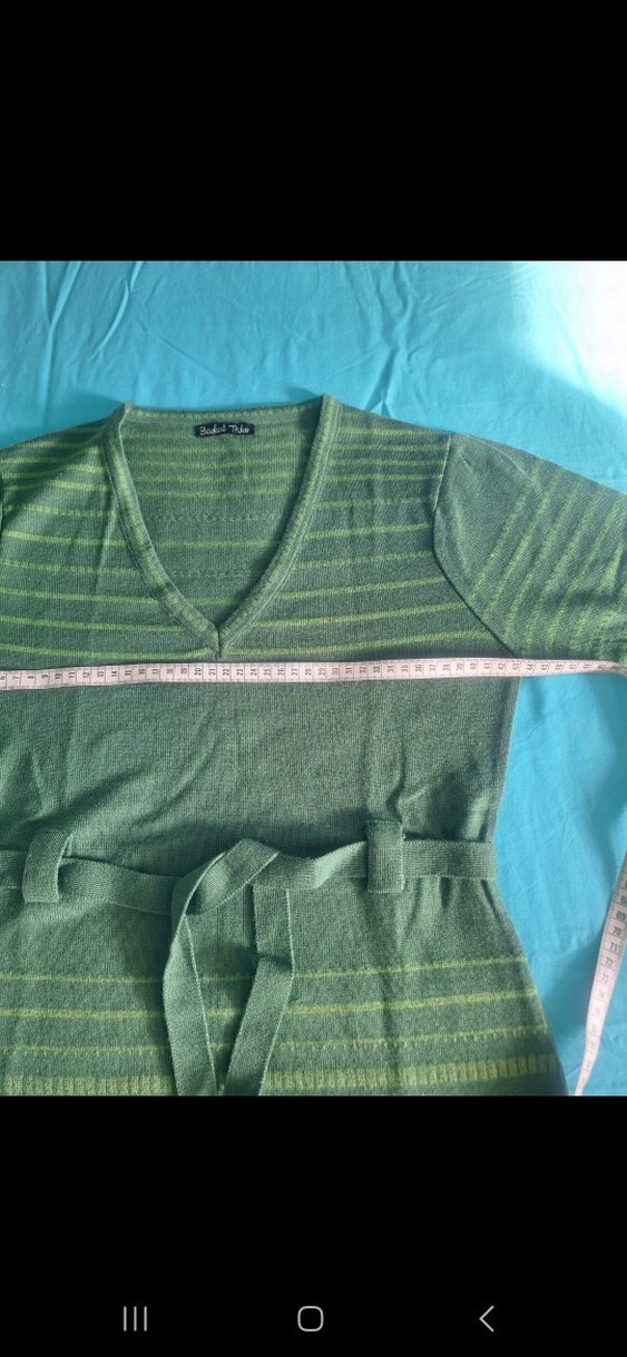 Yeşil Triko Kazak - Görsel 4