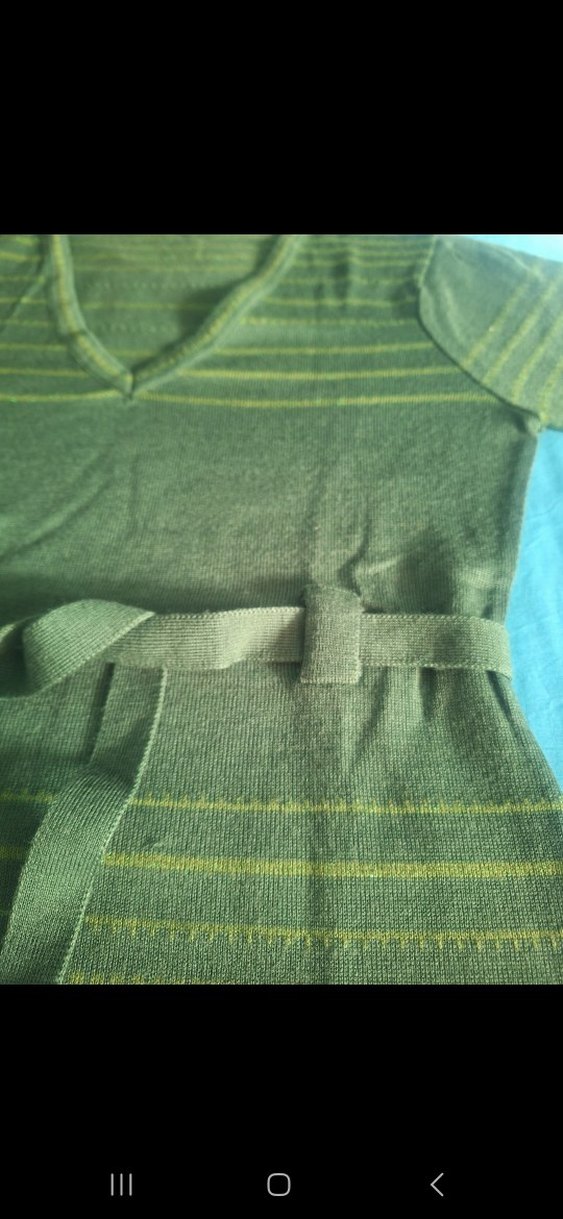 Yeşil Triko Kazak - Görsel 5