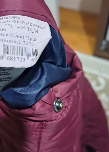 Bordo Fermuarlı Erkek Çocuk  Yelek - Görsel 6