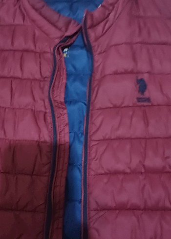 Bordo Fermuarlı Erkek Çocuk  Yelek - Görsel 2