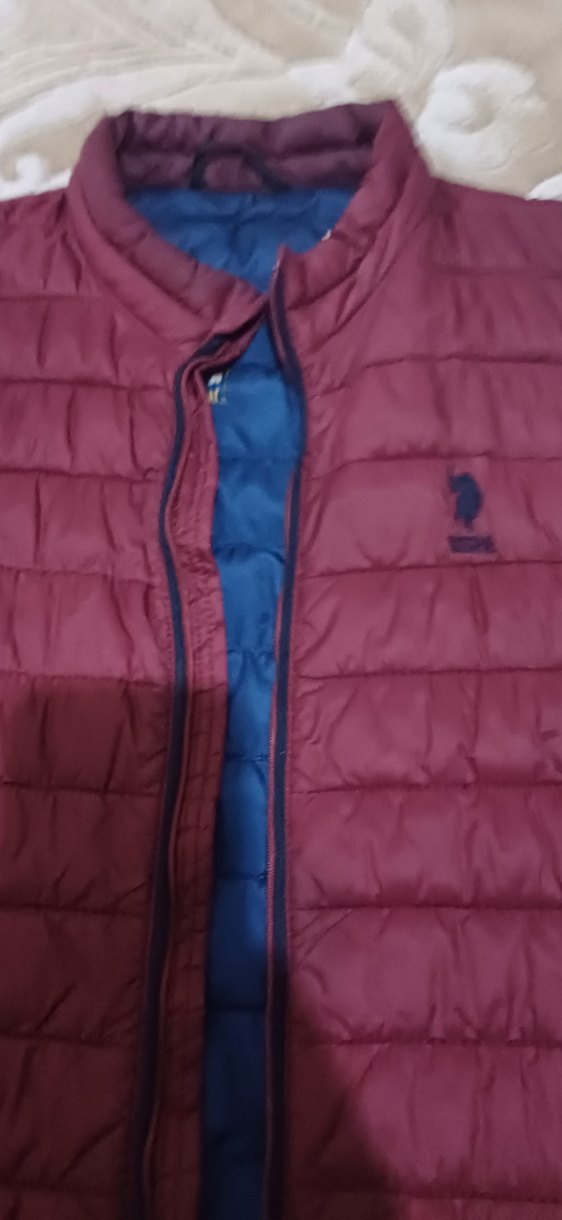 Bordo Fermuarlı Erkek Çocuk  Yelek - Görsel 2