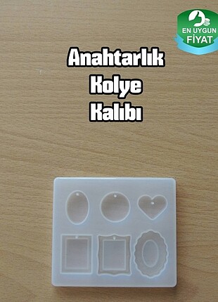 Anahtarlık kolye epoksi kalıbı