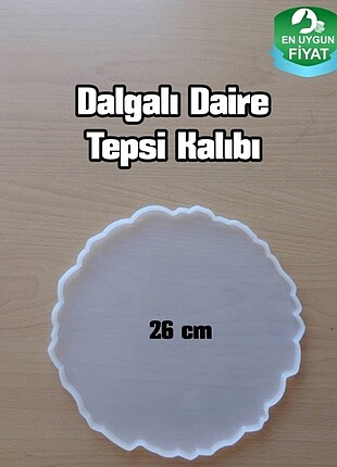 Dalgalı daire tepsi kalıbı 