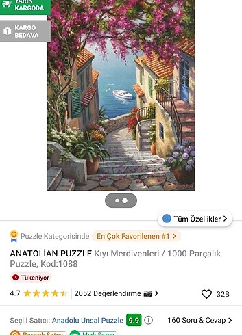  1000 parça puzzle