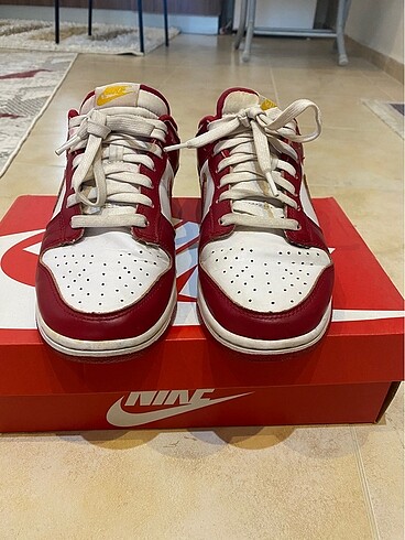 40 Beden dunk low gym red retro orijinal