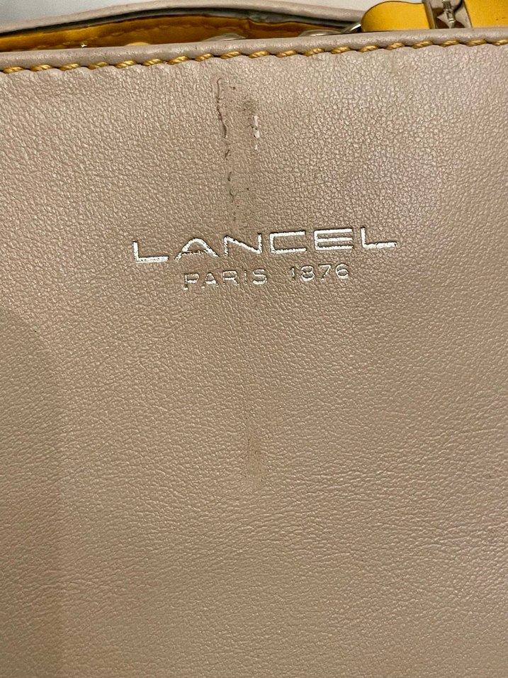 Lancel deri canta - Görsel 3