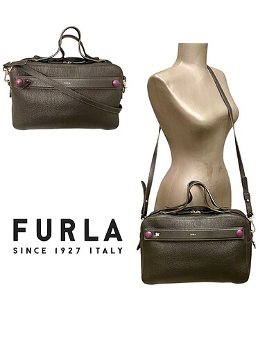 Furla deri capraz canta