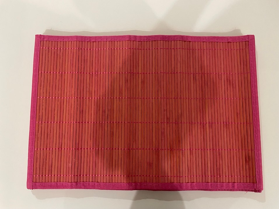 Amerikan Servisi 6 adet hasır Pembe - Görsel 2