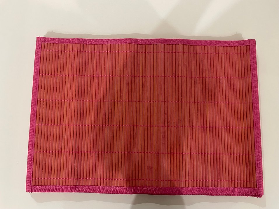 Amerikan Servisi 6 adet hasır Pembe - Görsel 3