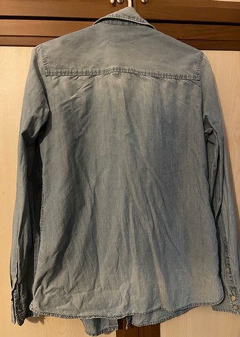 Mudo vintage seriKadın Denim Gömlek - Görsel 3