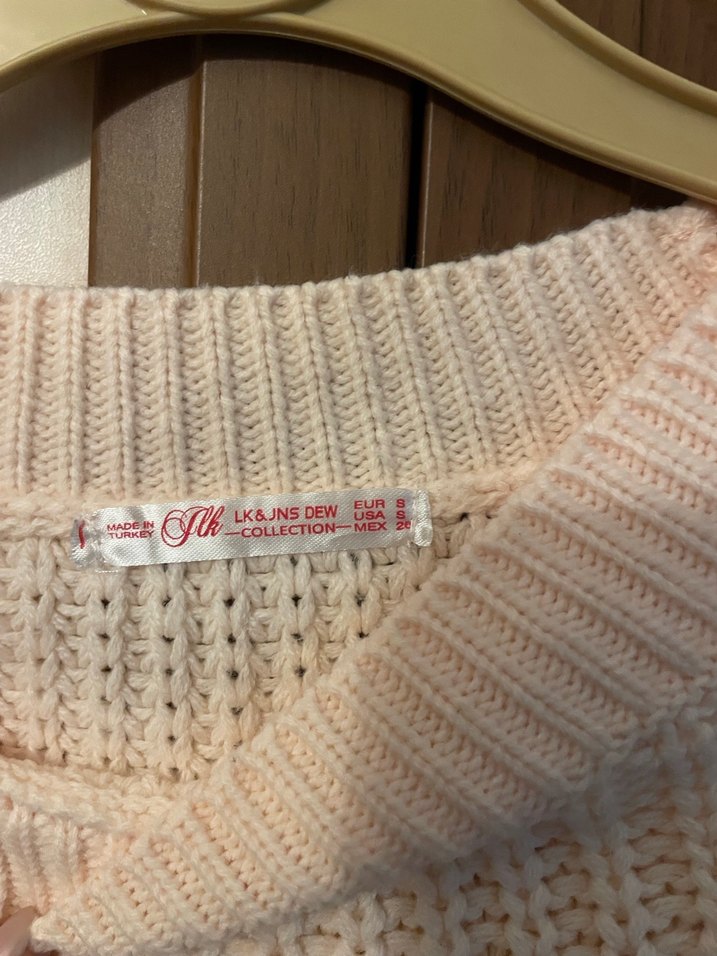 Pudra renk kazak - Görsel 3