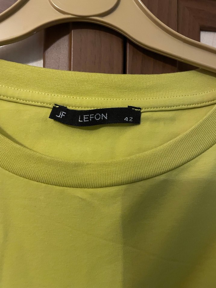 Sarı Crop Top, - Görsel 2