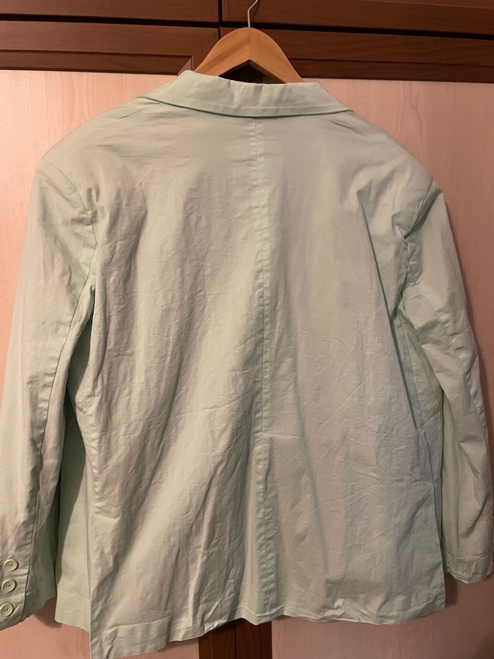 Vdr Yeşil Keten Kadın Blazer Ceket - Görsel 2