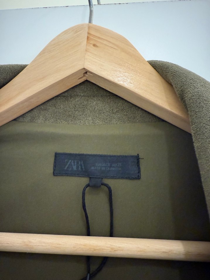 Zara Süet Kadın Ceket - Görsel 4