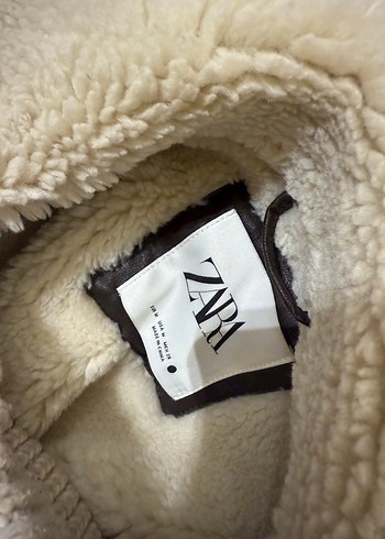 Zara Kürklü Kahverengi Süet Kolsuz Kadın Yelek - Görsel 4