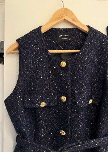 Kadın Lacivert Piliseli Uzun Takım - Görsel 6