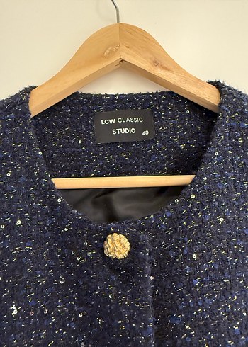 Kadın Lacivert Piliseli Uzun Takım - Görsel 5