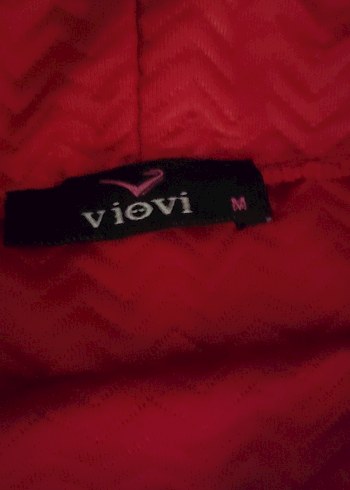 Kırmızı mini etek deri görünümlü - Görsel 3