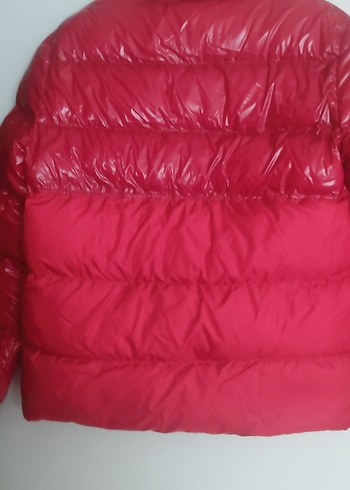 Kırmızı unisex parlak mont - Görsel 4