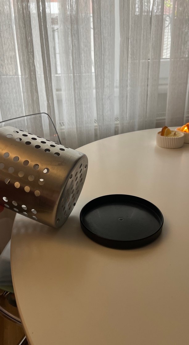 Delikli Gri Mutfak Kaşıklığı - Görsel 2