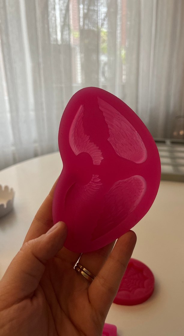 Pembe Renkli Tırnak Süsleme Kalıpları - Görsel 3