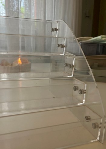 Bej Şeffaf Makyaj Organizerı - Görsel 3