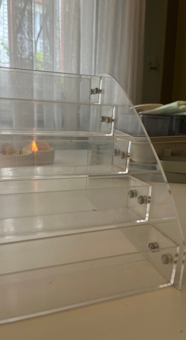 Bej Şeffaf Makyaj Organizerı - Görsel 3