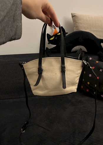 Bej Deri Kemerli Kadın Çanta - Görsel 2