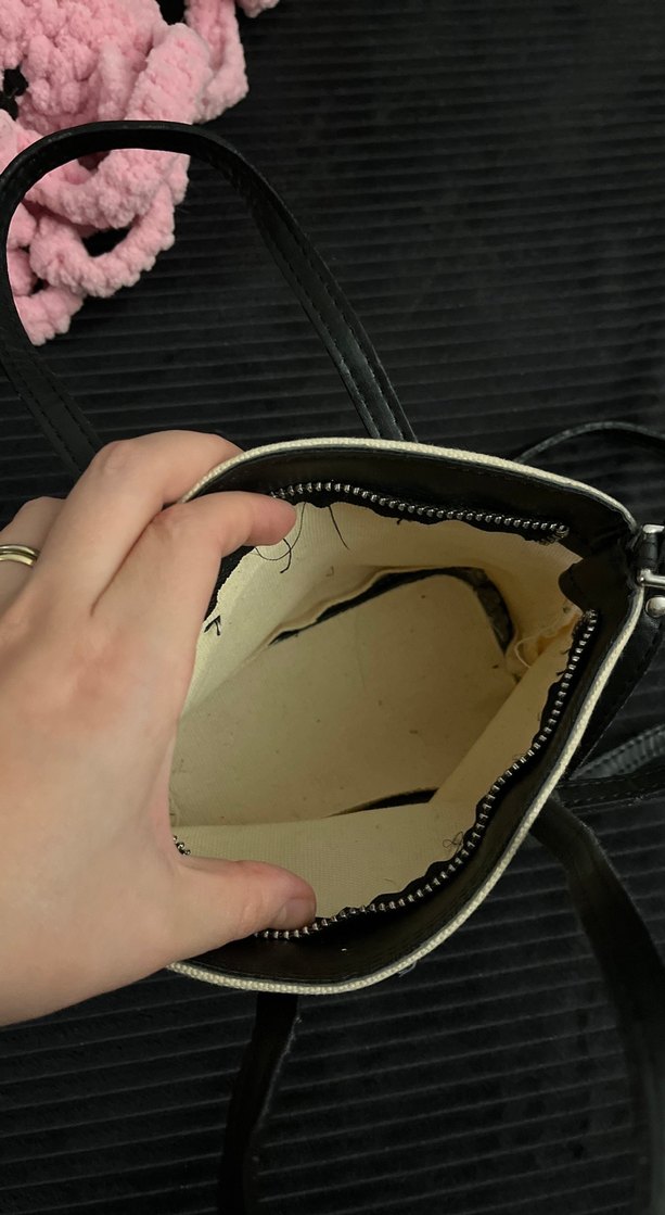 Bej Deri Kemerli Kadın Çanta - Görsel 4