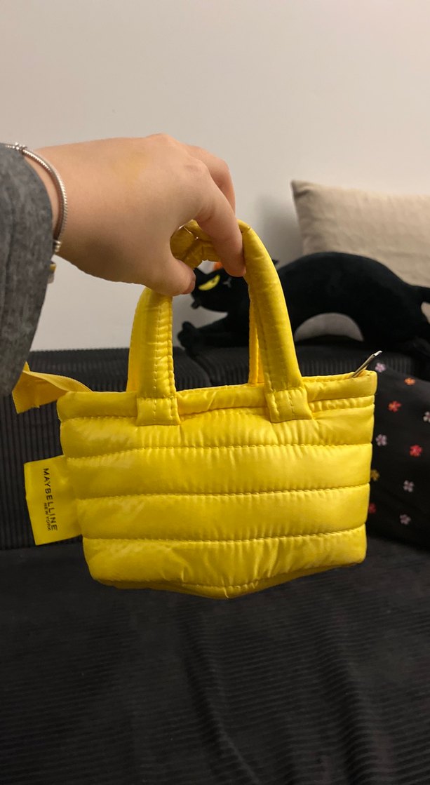 Sarı Fermuarlı Kadın El Çantası - Görsel 2