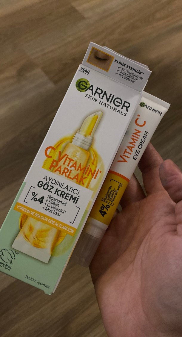 Garnier göz altı kremi - Görsel 2