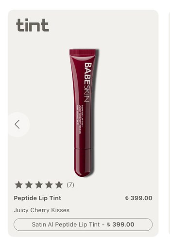 BABESKIN Bordo Peptit Dudak Parlatıcısı