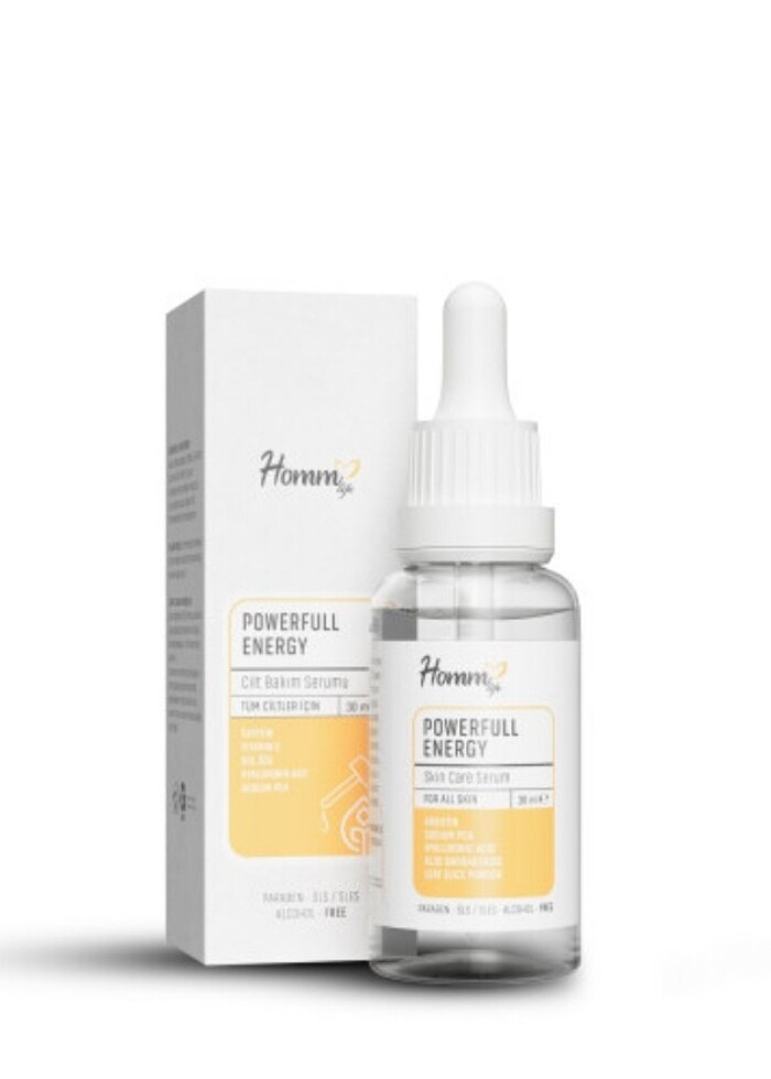 Homm powerfull enerji serum temiz icerikli - Görsel 2