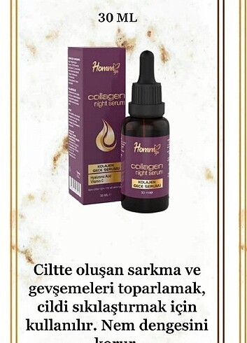 Kolajen Gece serumu