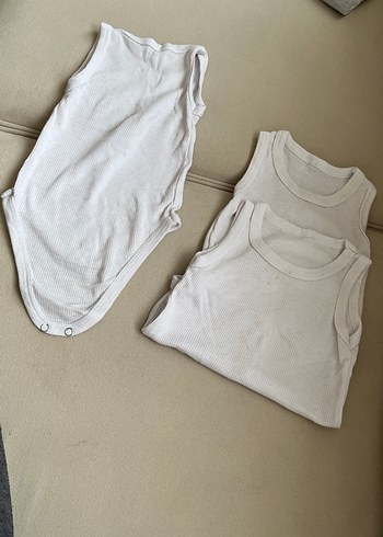 Kolsuz Beyaz Bebek Body - Görsel 2