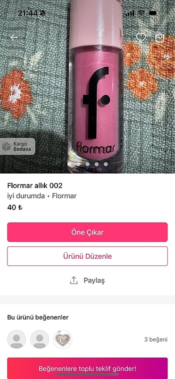 40 Beden beyaz Renk Özel ilan