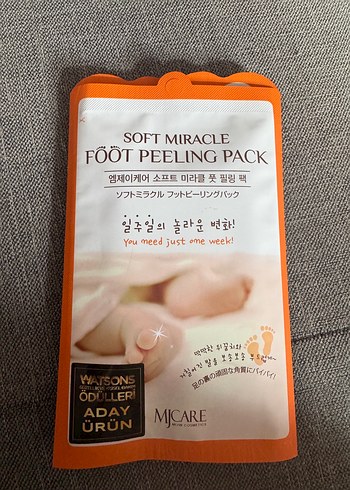 Soft Miracle Ayak Peeling Paketi