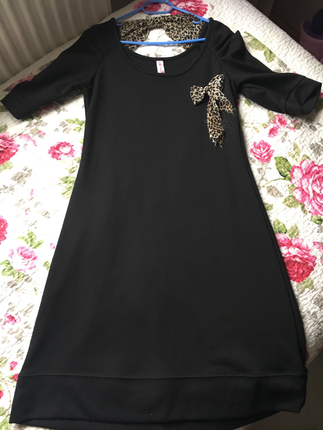 Diğer Leopar detaylı elbise