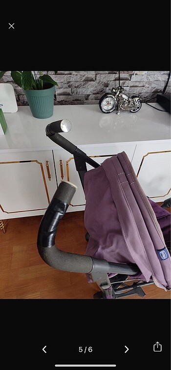 9- 18 kg Beden mor Renk Chicco baston araba