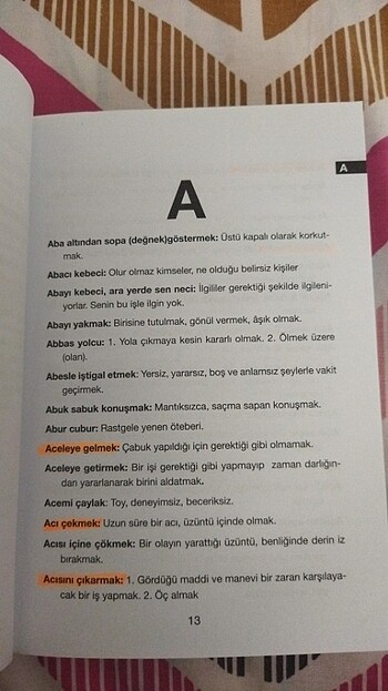 Beden Deyimler ve Atasözleri Sözlüğü