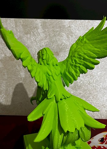 Dekoratif yeşil renk kartal - Görsel 4