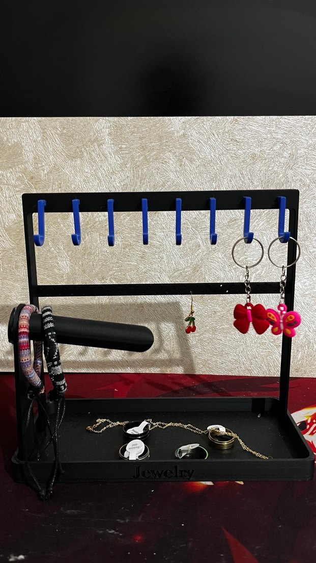 Mavi Metal Takı ve Makyaj Organizeri - Görsel 3