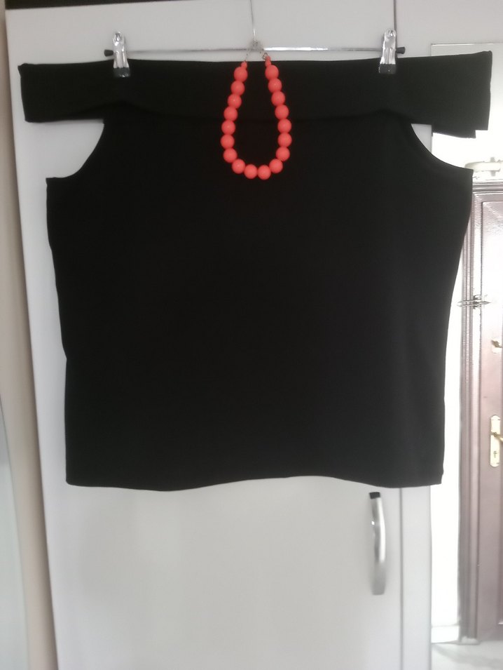 56 BEDEN TARZ SALAŞ MADUNA YAKA BLUZ - Görsel 2