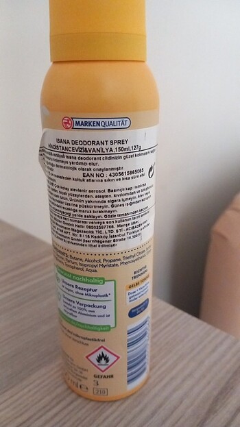 Isana Deodorant Hindistan Cevizi Vanilla isana - Görsel 3